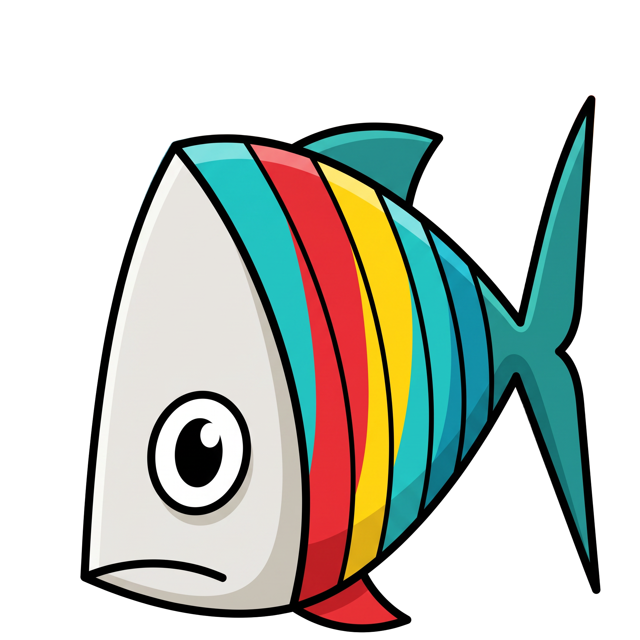 Pesce Pottino stilizzato