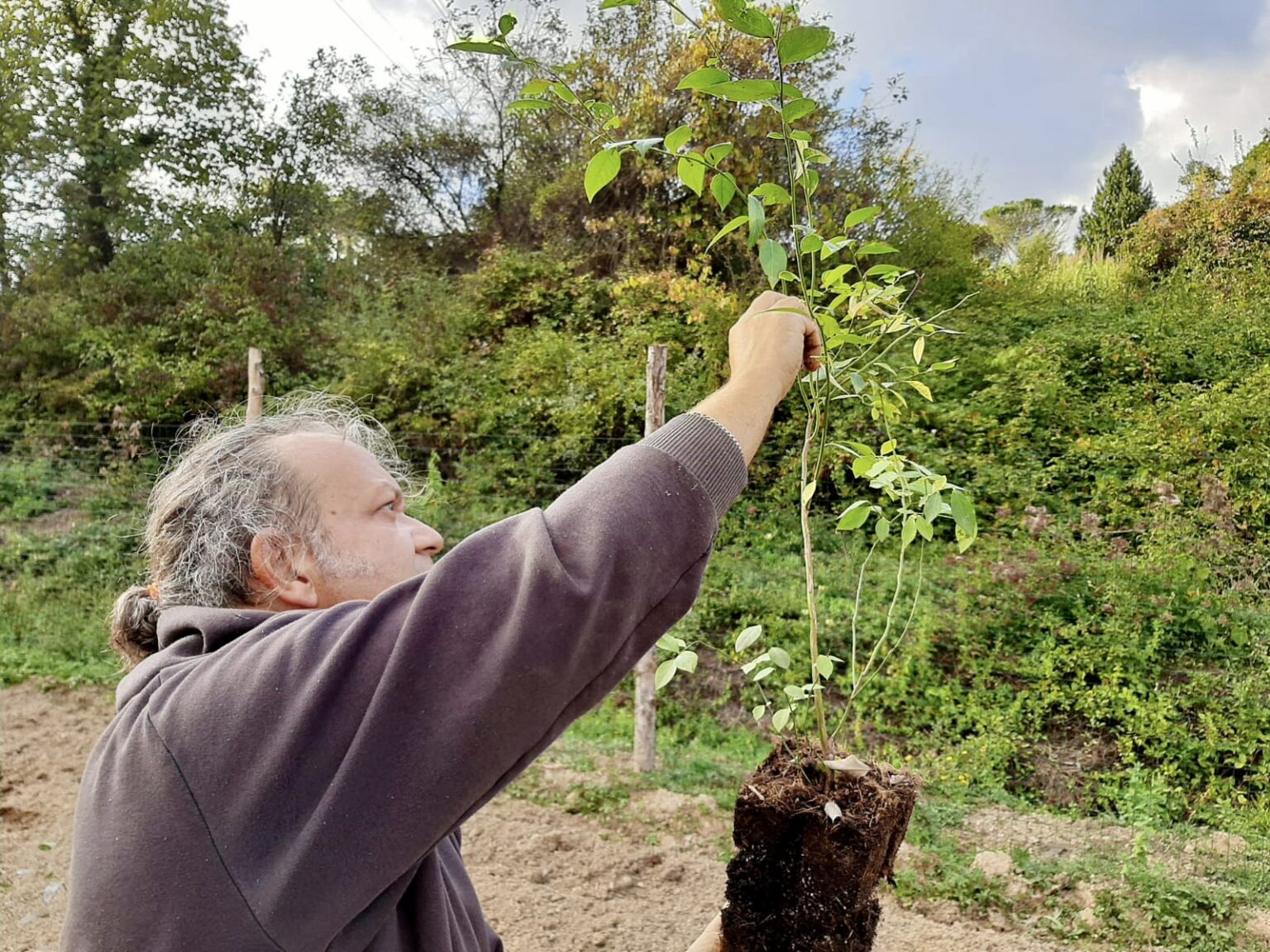 Daniele Lombardi dell'Azienda Agricola Il Canipale a Stiava